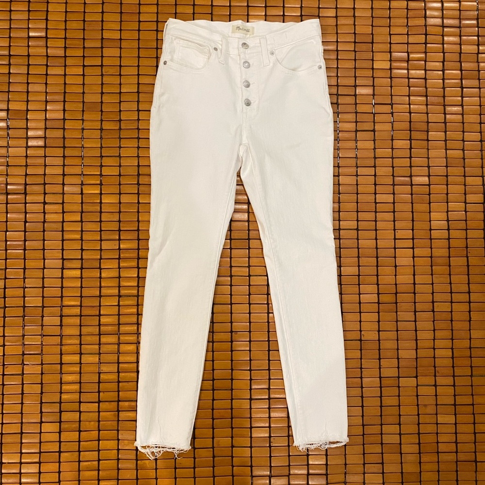 Madewell white jeans size 27